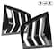 Spec-D Tuning 11-21 Dodge Charger Side Window Louvers Glossy Black WLUQ-CHG11GB-PQ - alternate 1